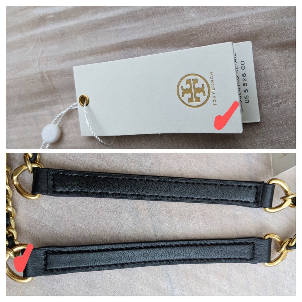 Tory Burch Fleming Convertible Shoulder Bag (Black) NOT FOR SALE - Picture 12 of 13